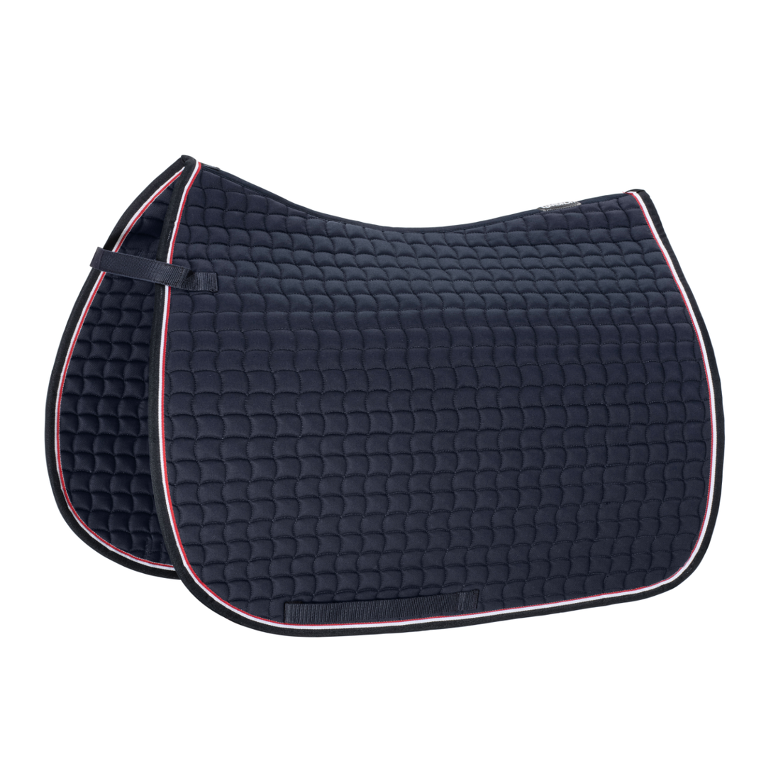 Eskadron Cotton Contrast Dressur Underlag - Navy