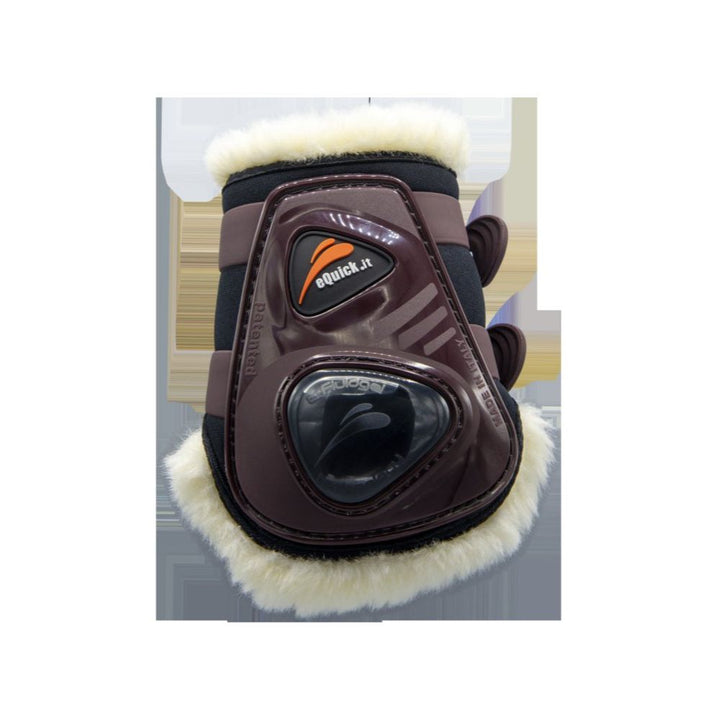 eQuick 'eShock' Legend Fluidgel Bagben m. lam - Sort, 2 stk.