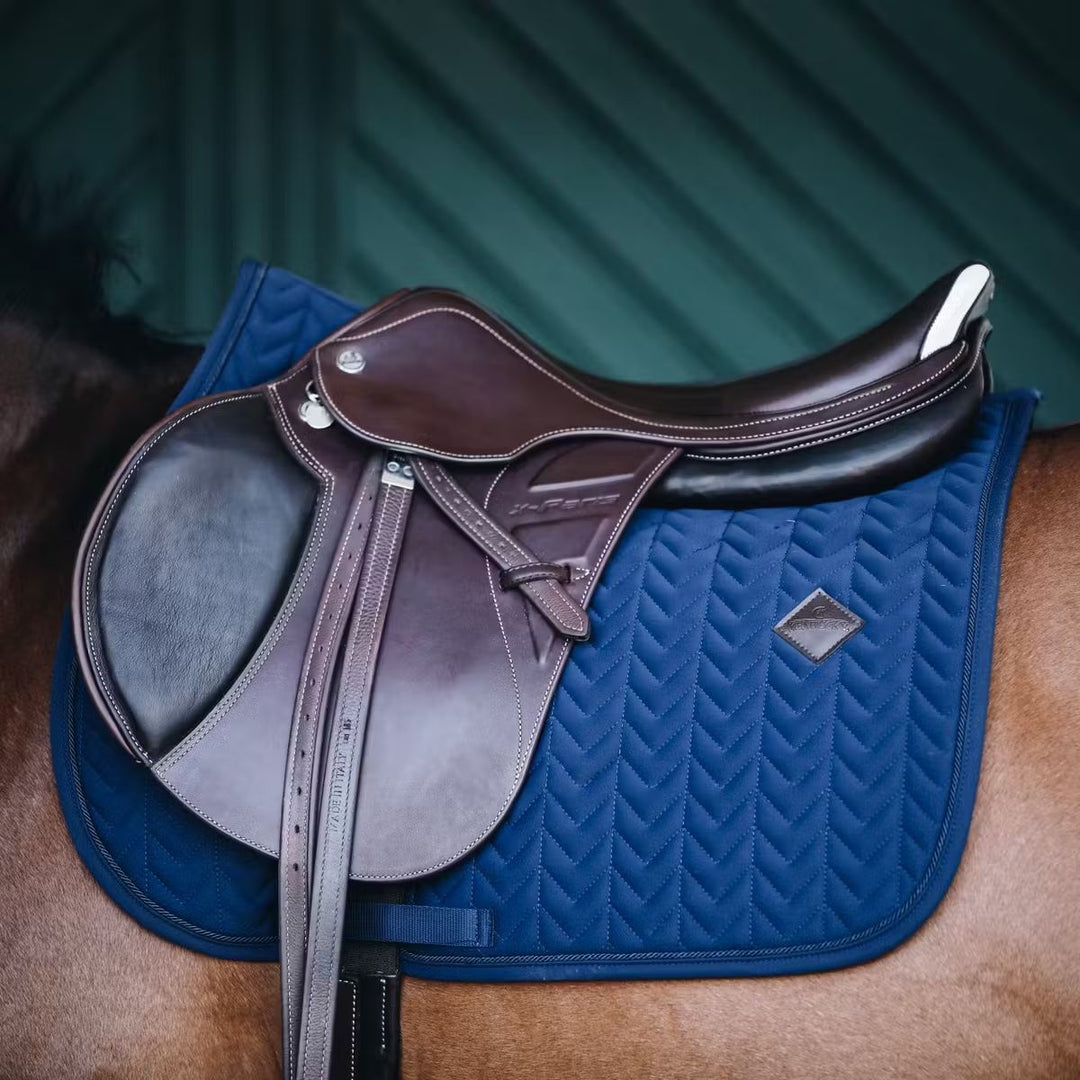 Kentucky Fishbone Underlag - Navy